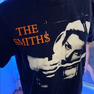 Black ‘ The Smiths ‘ Cotton Band Tee